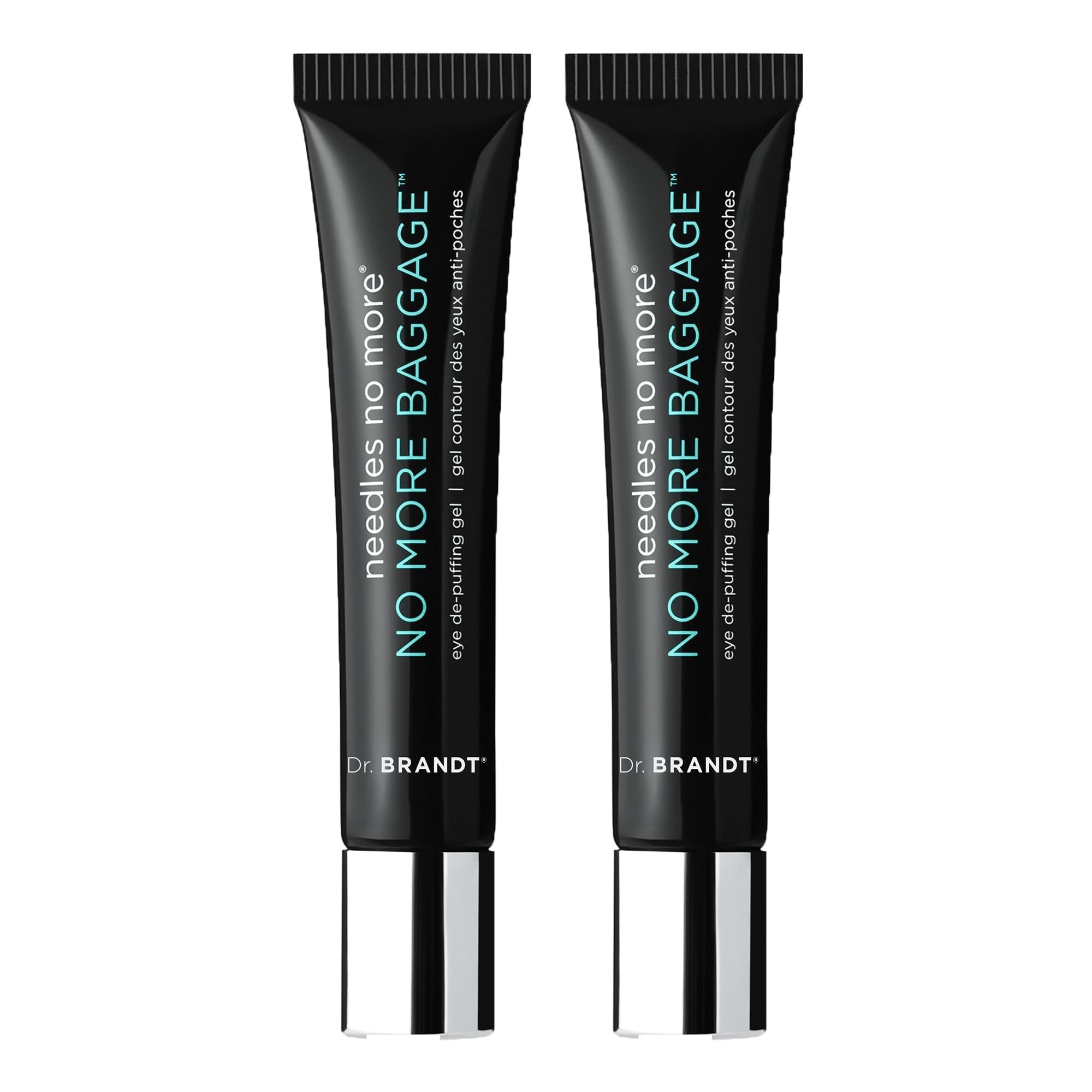 Dr. Brandt Needles No More, No More Baggage - 0.5 oz, Pack of 2 - Minimizes Under-Eye Bags, Puffiness & Dark Circles - Maple Wellness Supplements