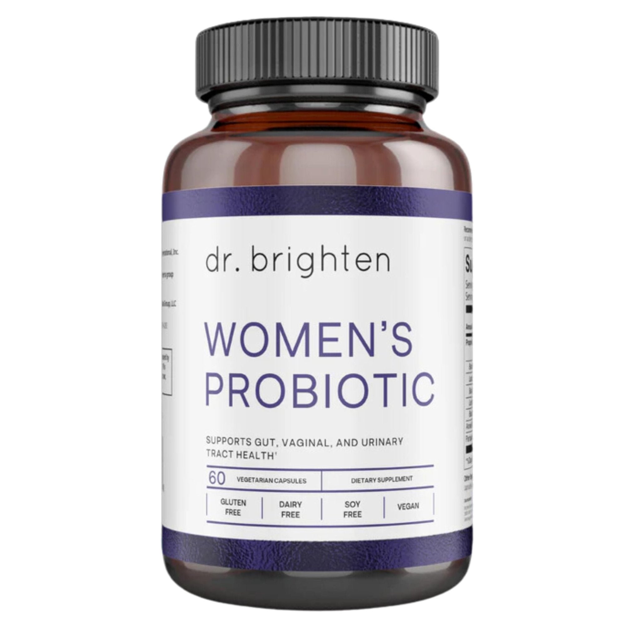 Dr. Brighten Women’s Probiotic - Probiotics, Prebiotics with Antioxidants & Sunfiber for Healthy Hormones, Balanced Female Microbiome, Ovaries and Immune Health - 60 Capsules - TrustMedUSA