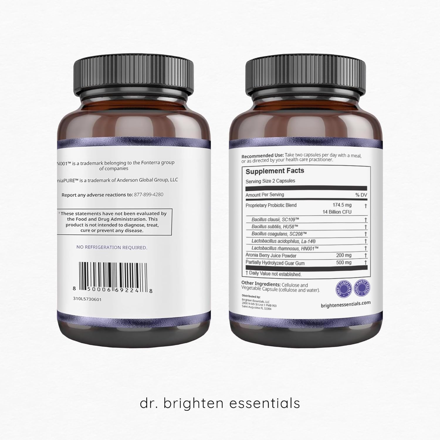 Dr. Brighten Women’s Probiotic - Probiotics, Prebiotics with Antioxidants & Sunfiber for Healthy Hormones, Balanced Female Microbiome, Ovaries and Immune Health - 60 Capsules - TrustMedUSA