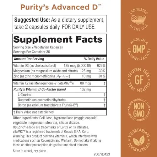 Dr. Cannell's Advanced D - Vitamin D Super Formula - Purity Products (3 Pack) - Packed - TrustMedUSA