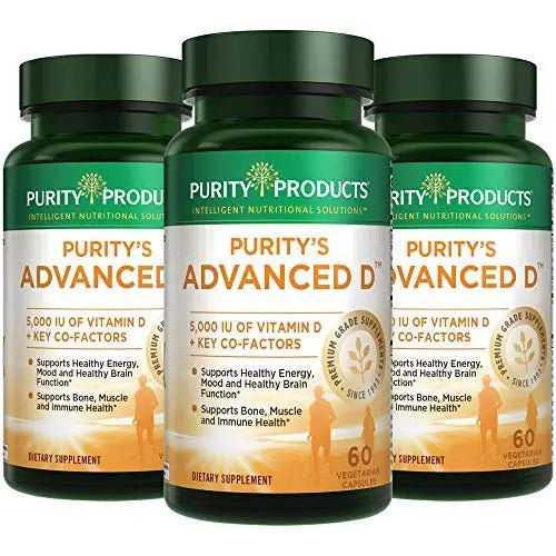 Dr. Cannell's Advanced D - Vitamin D Super Formula - Purity Products (3 Pack) - Packed - TrustMedUSA