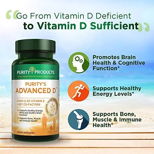 Dr. Cannell's Advanced D - Vitamin D Super Formula - Purity Products (3 Pack) - Packed - TrustMedUSA