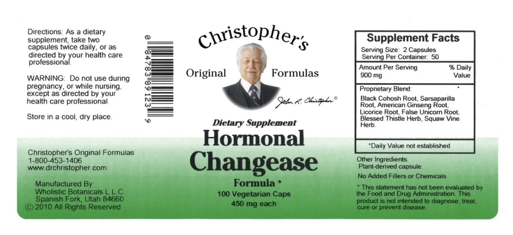 Dr. Christopher’s Female Health Bundle | Female Reproductive, Hormonal Changease & Wheat Germ Oil | 3-Bottle Herbal Support Pack | 100 Veg Capsules Each | USDA Organic Dietary Supplements - TrustMedUSA