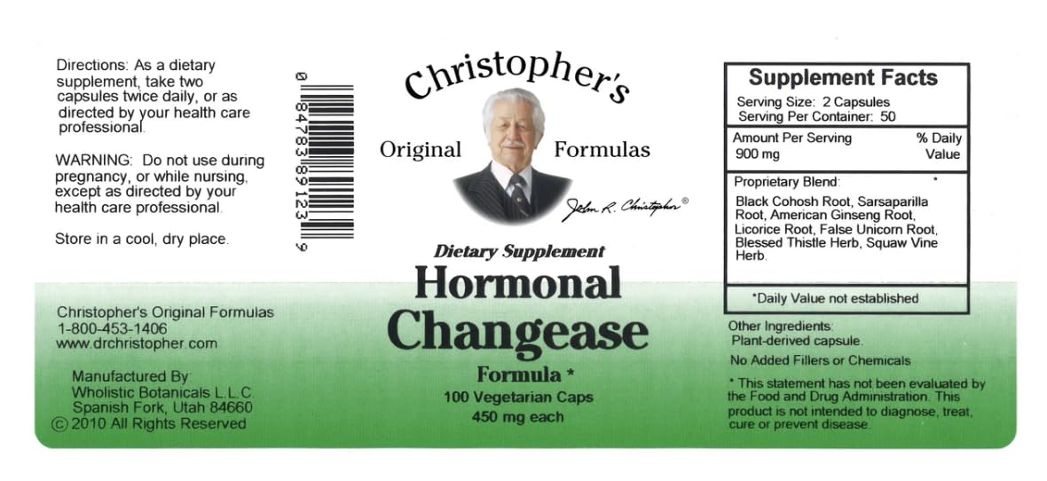 Dr. Christopher’s Female Health Bundle | Female Reproductive, Hormonal Changease & Wheat Germ Oil | 3-Bottle Herbal Support Pack | 100 Veg Capsules Each | USDA Organic Dietary Supplements - TrustMedUSA
