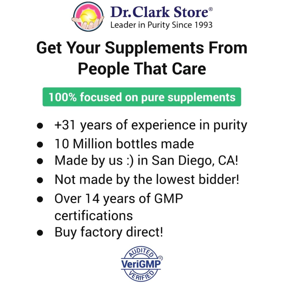Dr Clark Green Black Walnut Blend - Freeze Dried Hull Dietary Supplement, Extra Strength Formula from All Natural Walnuts, Supports Healthy Intestinal Environment, 360mg, 50 Gelatin Capsules - TrustMedUSA