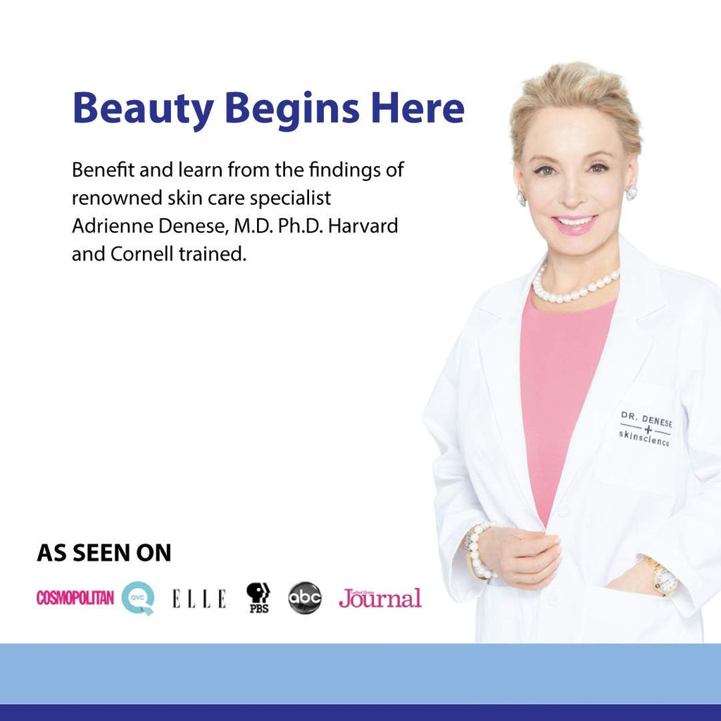 Dr. Denese SkinScience Advanced Firming Facial Pads 100 Count – Professional Exfoliator with Glycolic Acid, Peptides and Aloe for Smooth Radiant Skin, Refined Pores – Dermatologist Tested Cruelty Free - Maple Wellness Supplements