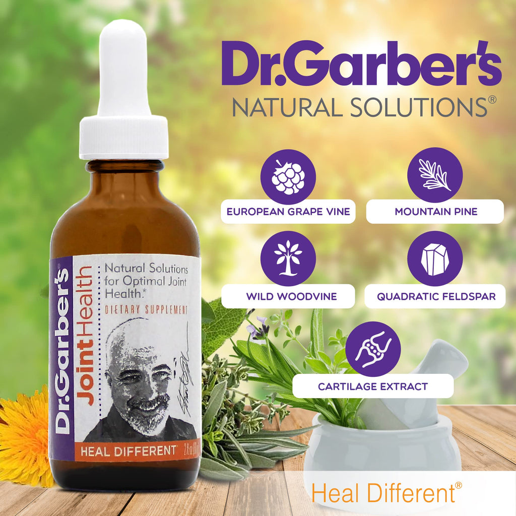 Dr. Garber's Natural Solutions Joint Health Oral Drops - Gemmotherapy Liquid Supplement for Healthy Joint Support & Function, Joint Repair, and Improved Mobility & Flexibility - 60ml - TrustMedUSA
