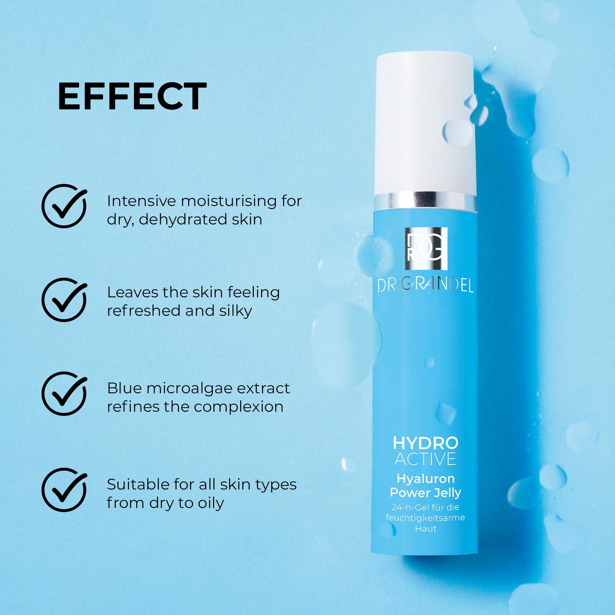 DR. GRANDEL HYDRO ACTIVE Hyaluron Power Jelly I Intensive Moisture Boost for the Skin - Maple Wellness Supplements