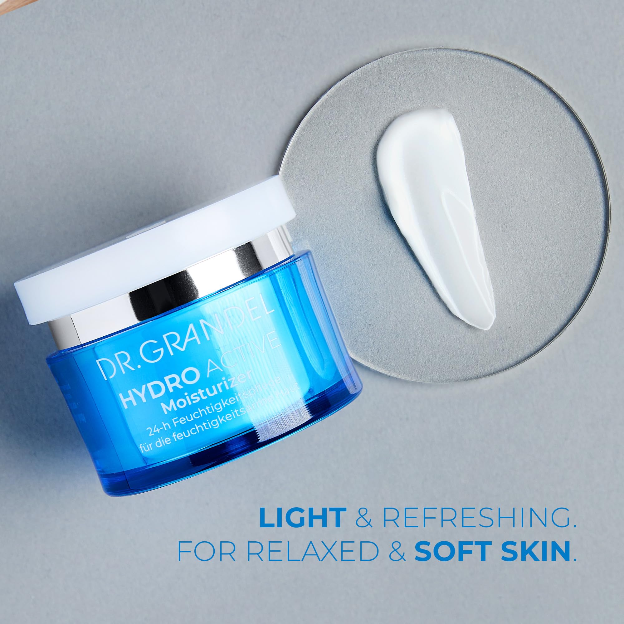 Dr. Grandel Hydro Active Moisturizer I 24-Hour Intensive Face Cream for Dehydrated Skin I Smooths Rough Patches with Algae & Seawater Complex I Deep Hydration Boost - Maple Wellness Supplements
