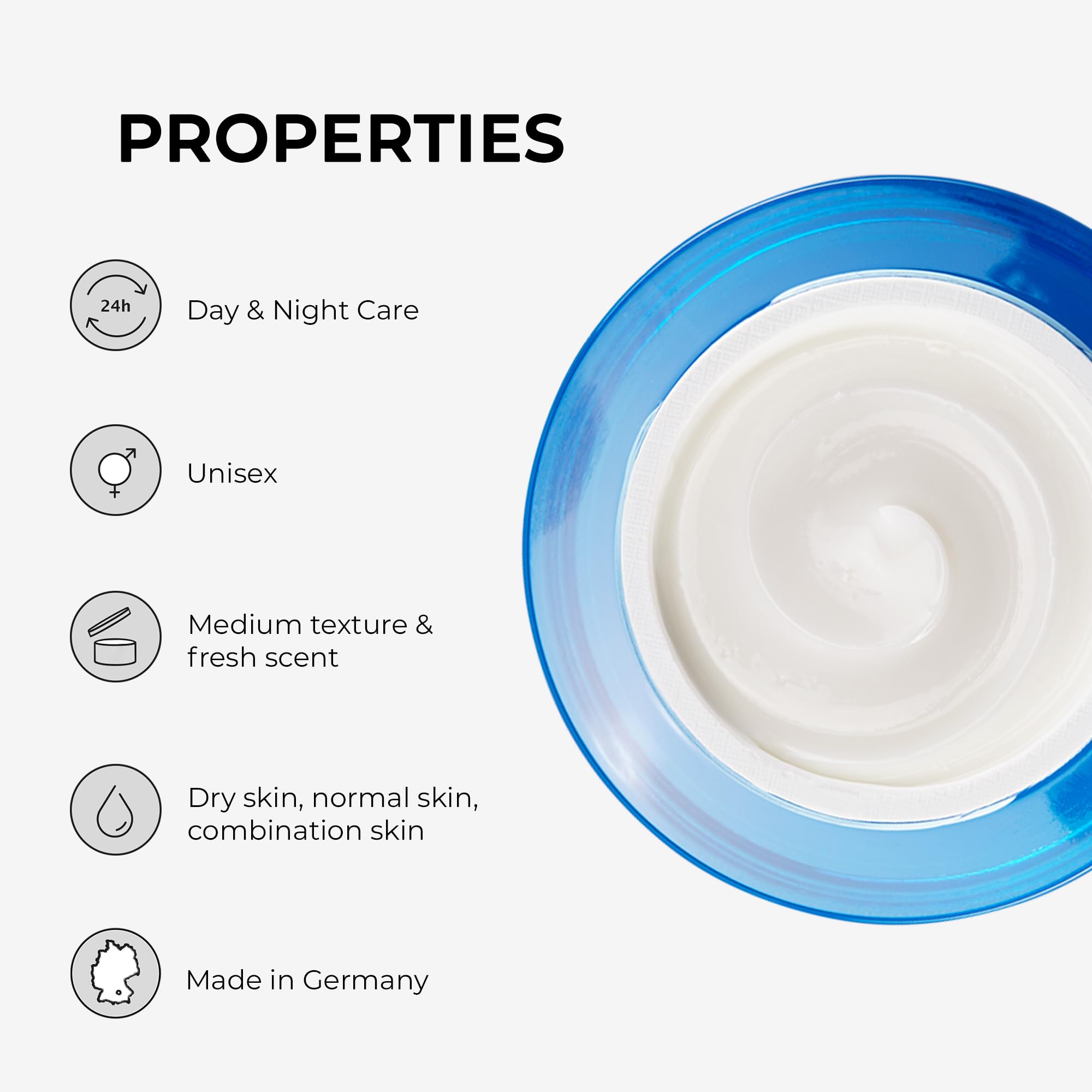 Dr. Grandel Hydro Active Moisturizer I 24-Hour Intensive Face Cream for Dehydrated Skin I Smooths Rough Patches with Algae & Seawater Complex I Deep Hydration Boost - Maple Wellness Supplements