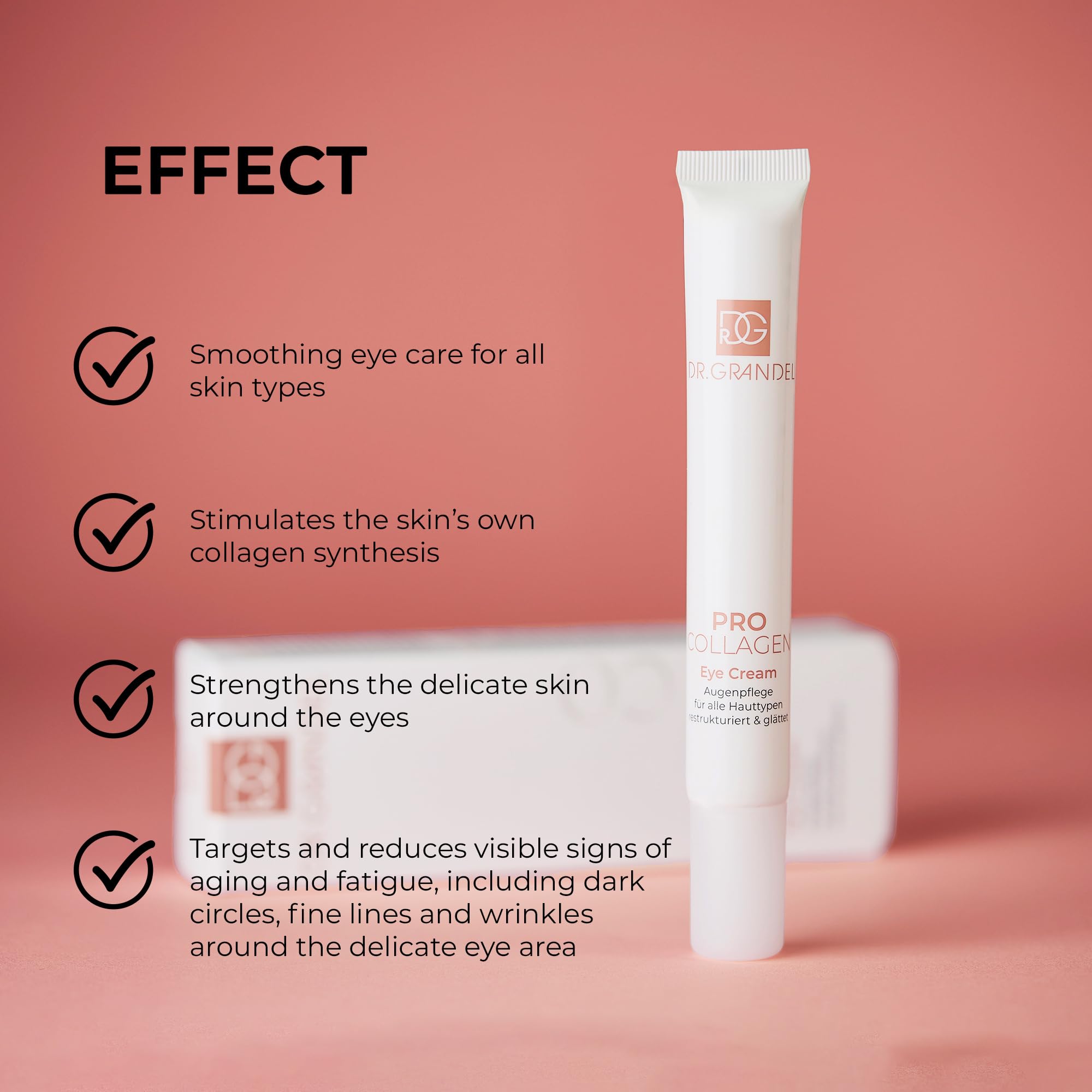 Dr. Grandel PRO COLLAGEN Eye Cream – Rich eye cream, eye care for all skin types, smoothes and reduces circles around the eyes, improves elasticity, lines, and wrinkles, for all skin types - Maple Wellness Supplements