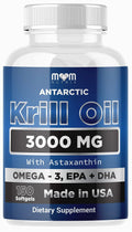 Dr. JOEL'S MOM NUTRIX Antarctic Krill Oil Supplement - 3000 mg Per Serving - 150 Softgel - TrustMedUSA