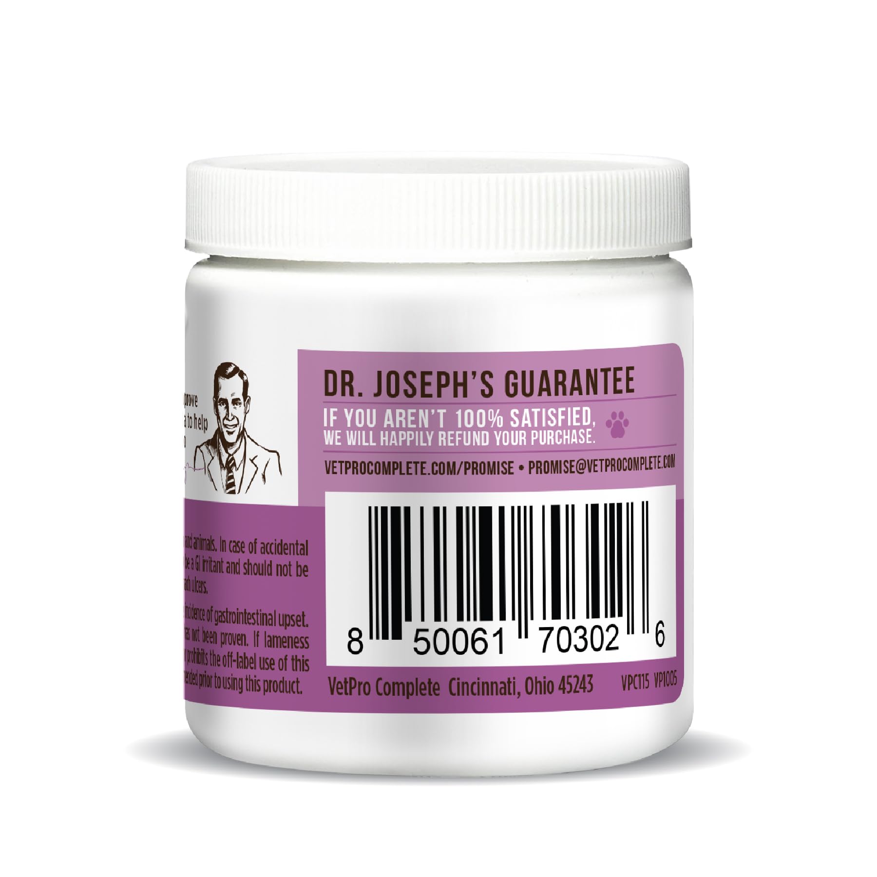 Dr. Joseph's VetPro Complete Dog Hip & Joint Supplement for Arthritis Pain Relief – High-Strength Glucosamine & Chondroitin Chews for Senior Dogs – Vet Formulated Daily Treats, Chicken Flavor, 60 Ct - TrustMedUSA