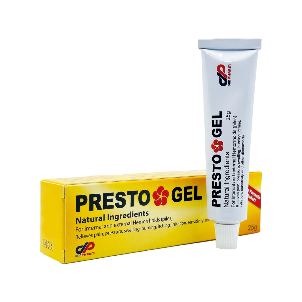 DR. SCHAVIT Presto Gel for Internal and External Hemorrhoids (Piles). A Natural Hemorrhoid Treatment Hemorrhoid Cream. Immediate Relief 25gr - TrustMedUSA