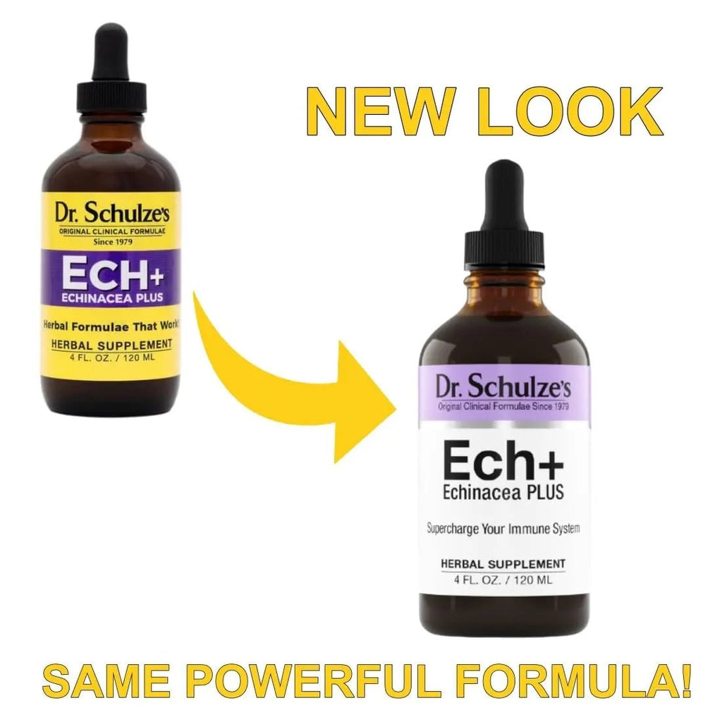 Dr. Schulze's Echinacea Plus | Echinacea Root and Seed | All Organic Extract | Gluten-Free - TrustMedUSA