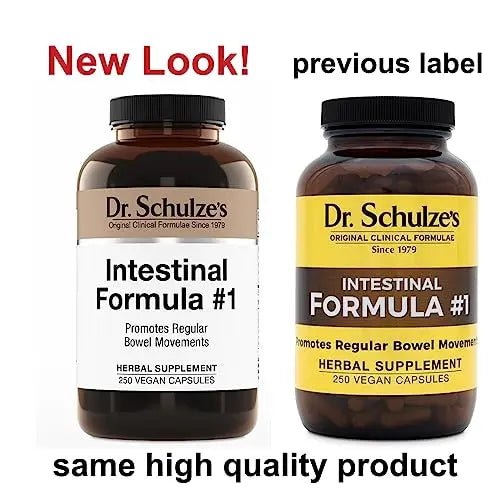 Dr. Schulze's Intestinal Formula 1 | All Natural Bowel Cleanse | Promotes Regular - TrustMedUSA