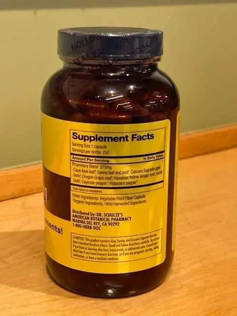 Dr. Schulze's Intestinal Formula 1 | All Natural Bowel Cleanse | Promotes Regular - TrustMedUSA