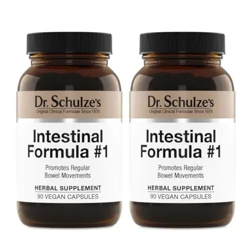 Dr. Schulze's Intestinal Formula 1 Colon Bowel Cleanse, 90 caps, 2 Count - TrustMedUSA