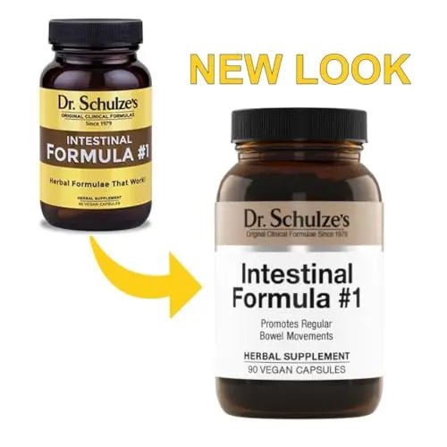 Dr. Schulze's Intestinal Formula 1 Colon Bowel Cleanse, 90 caps, 2 Count - TrustMedUSA