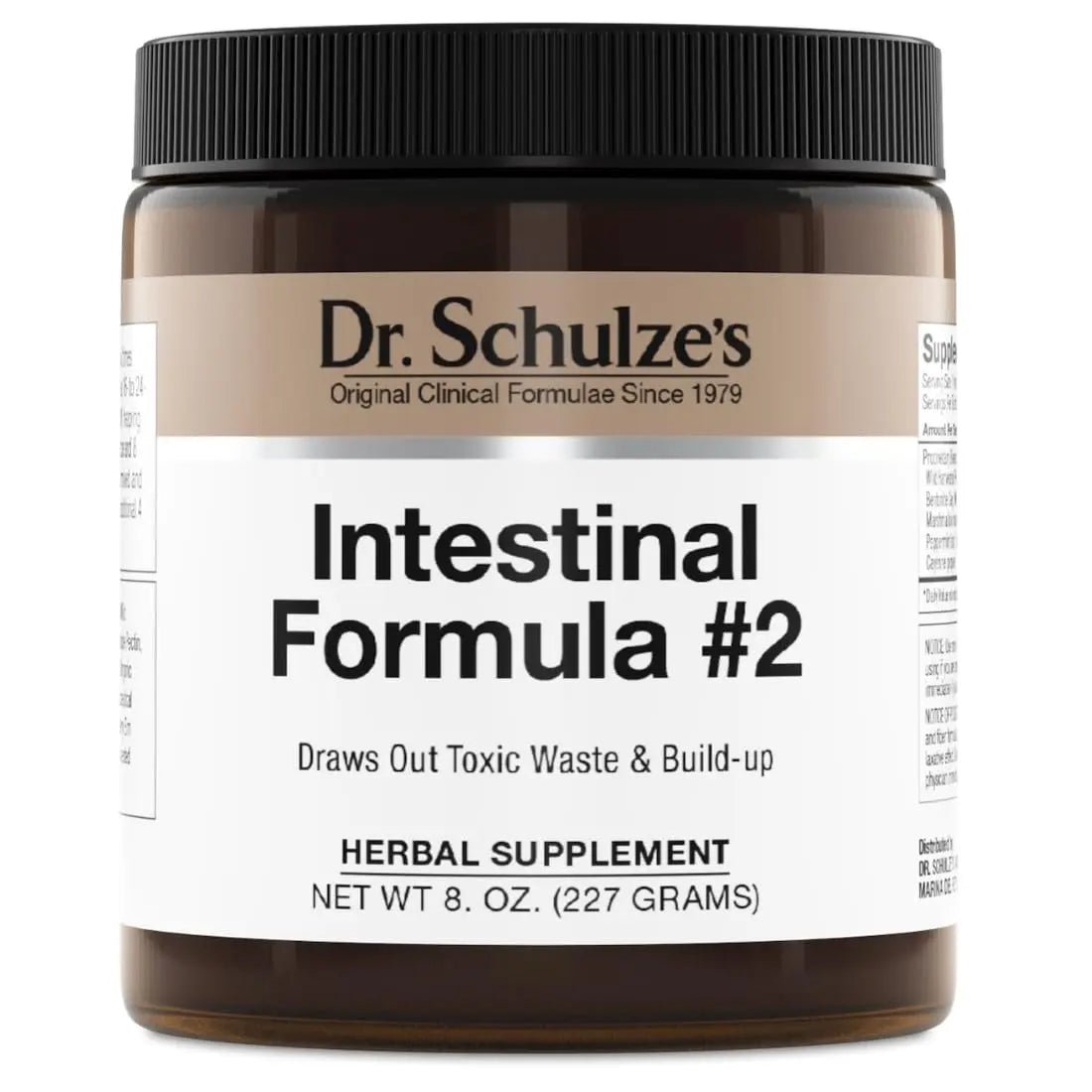 Dr. Schulze's | Intestinal Formula 2 | Herbal Colon Cleanse Formula | 8 Oz. Jar - TrustMedUSA