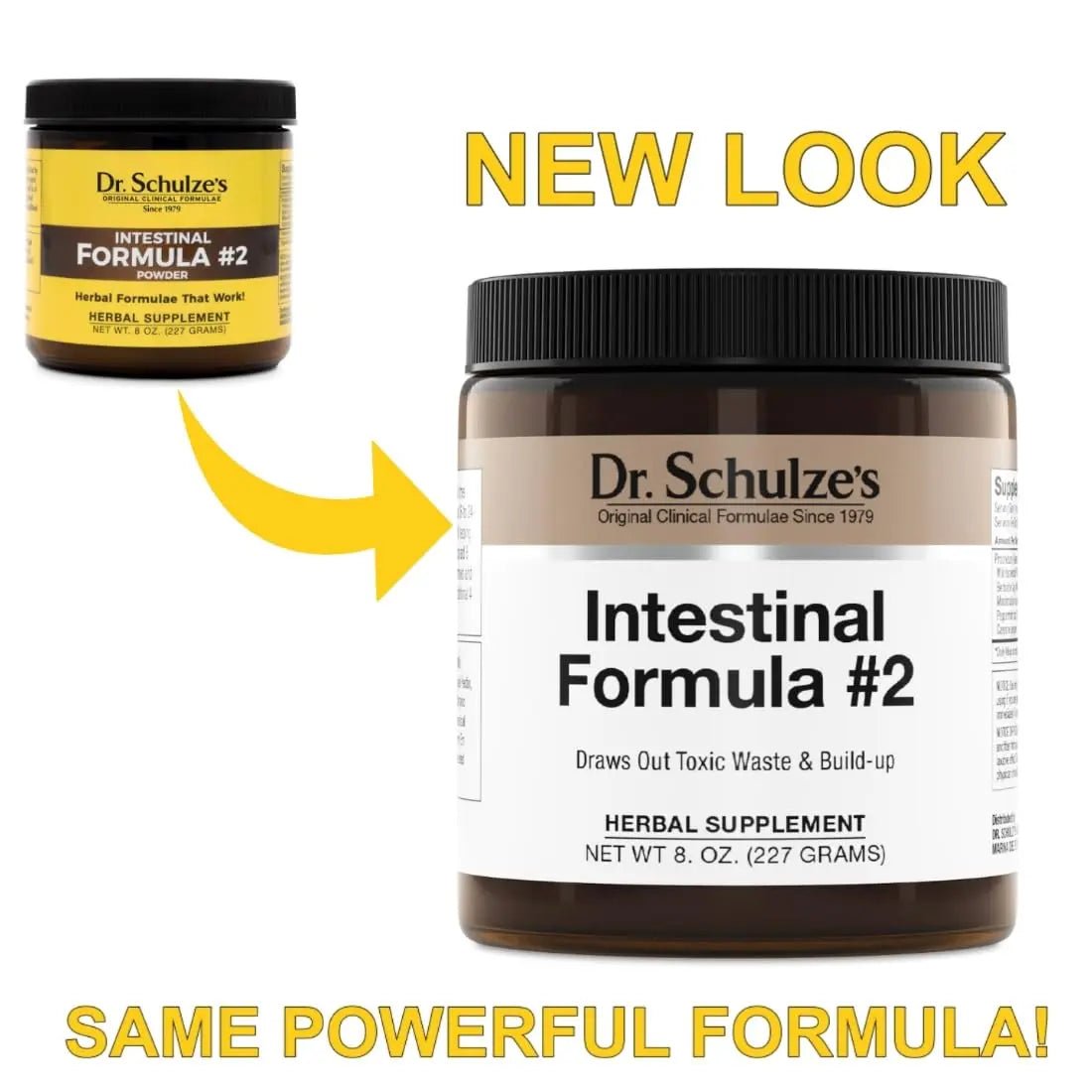 Dr. Schulze's | Intestinal Formula 2 | Herbal Colon Cleanse Formula | 8 Oz. Jar - TrustMedUSA