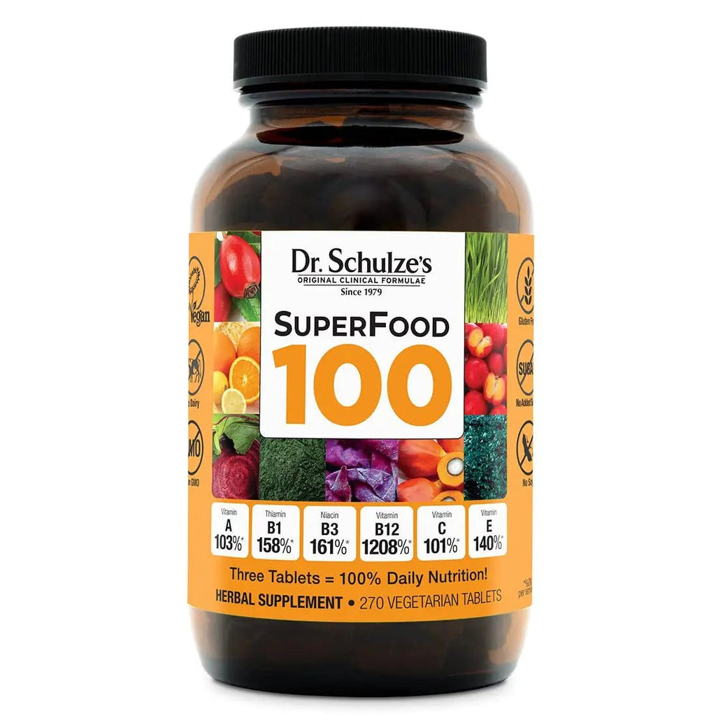 Dr. Schulze's | SuperFood 100 | Vitamin & Mineral Herbal Concentrate | Dietary Supplement - TrustMedUSA