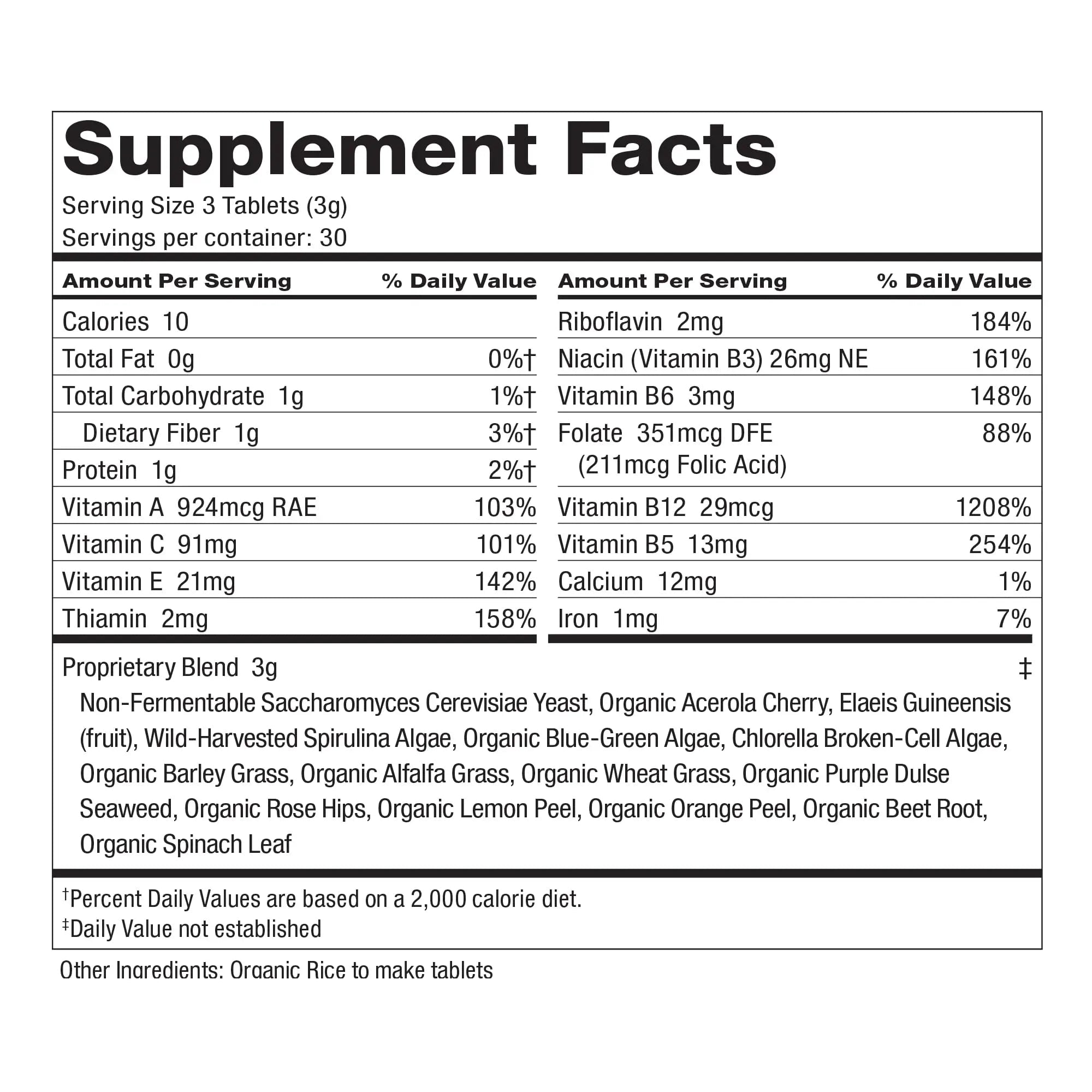 Dr. Schulze's Superfood 100 | Vitamin & Mineral Herbal Concentrate | Dietary Supplement - TrustMedUSA