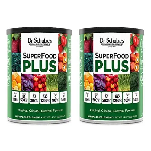 Dr. Schulze’s | SuperFood Plus | Vitamin & Mineral Herbal Concentrate | Dietary Supplement - TrustMedUSA