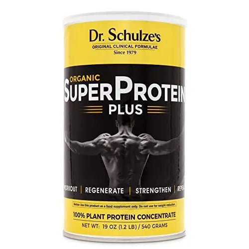Dr. Schulze's | SuperProtein Plus | 100% Plant Protein Concentrate | Organic Powder Mix - TrustMedUSA