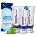 Dr. T Glucosamine Chondroitin Cream - Premium Formula with MSM and Collagen for Joint and Muscle Discomfort - Maintains Joint Strength, Flexibility & Muscle Mobility - 4.23 oz / 120g (3 Pack) - TrustMedUSA