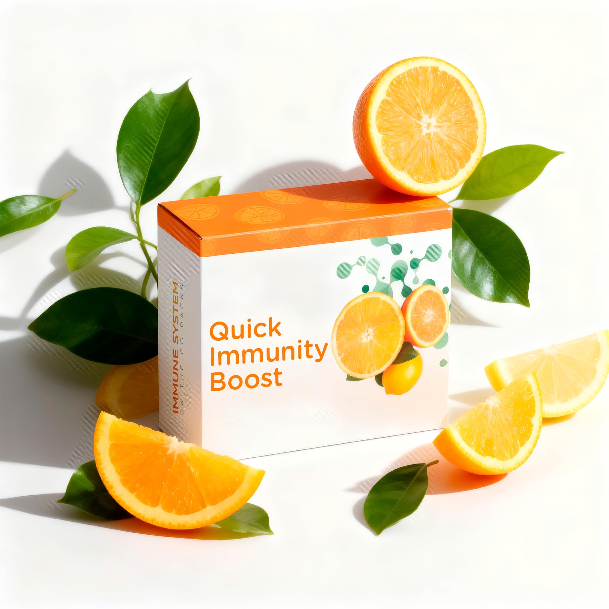 Dr. T On-the-go Packs – Immune System Formula – No Water Needed, Direct-to-Mouth – with Vitamins C, E, Zinc & Selenium – Supports Daily Wellness, Vitality & Overall Health – Orange, 30 Packs - TrustMedUSA