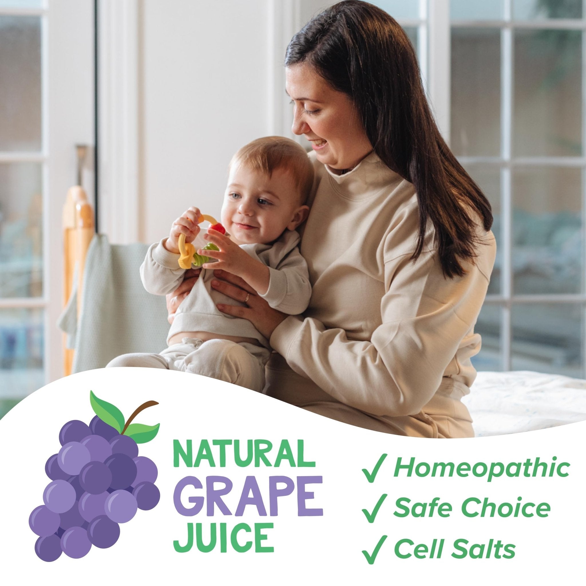 Dr. Talbot's Infant Pain and Fever Relief Liquid Medicine - 4 fl oz - 6+ Months - Grape Juice Flavor - No Alcohol, Dyes, or Parabens - Baby Essentials - TrustMedUSA