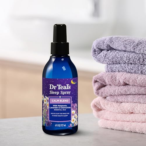 Dr Teal's Sleep Spray with Melatonin & Essential Oil Blend, 6 fl oz (Pack of 3) - TrustMedUSA