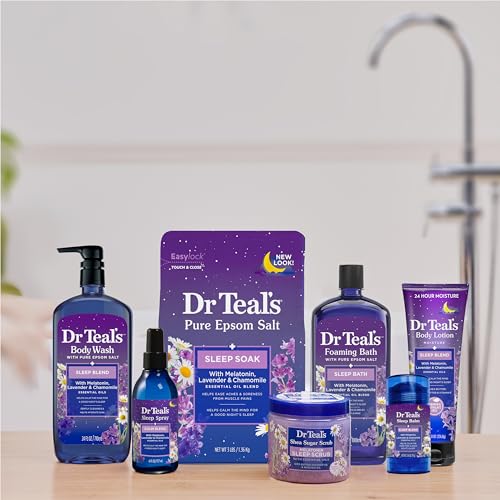 Dr Teal's Sleep Spray with Melatonin & Essential Oil Blend, 6 fl oz (Pack of 3) - TrustMedUSA
