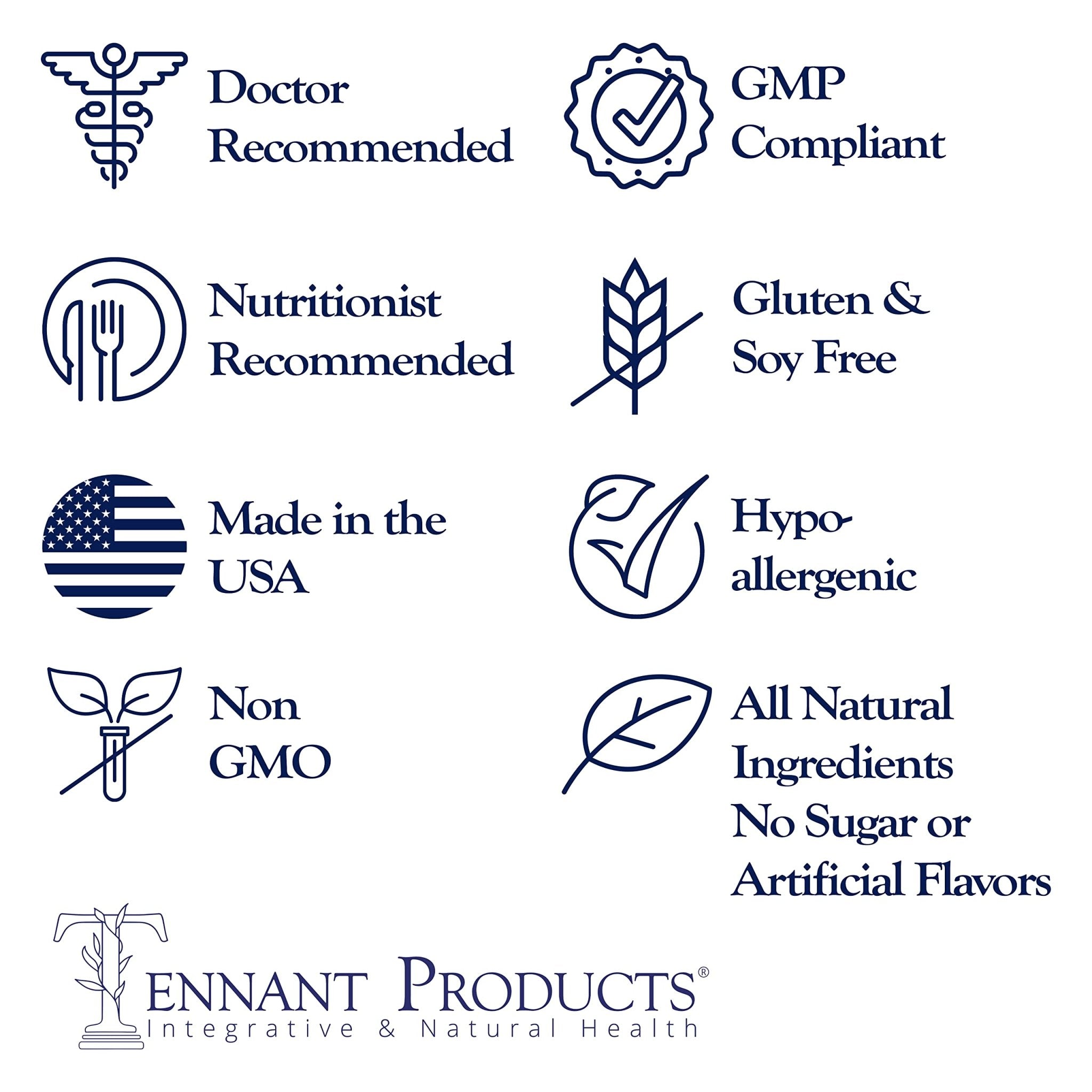 Dr. Tennant's Restore Vanilla Shake | 50+ Methylated Vitamins & Minerals | 23g Vegan Protein | Organic, Gluten-Free | Boosts Energy, Immune & Gut Health | 14-Day All-in-One Supplement - TrustMedUSA