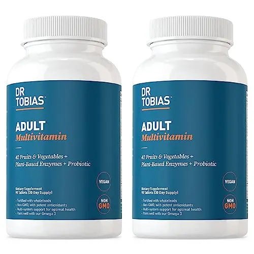 Dr. Tobias Adult Multivitamin for Women & Men, Energy & Immune Support from 42 Fruits - TrustMedUSA