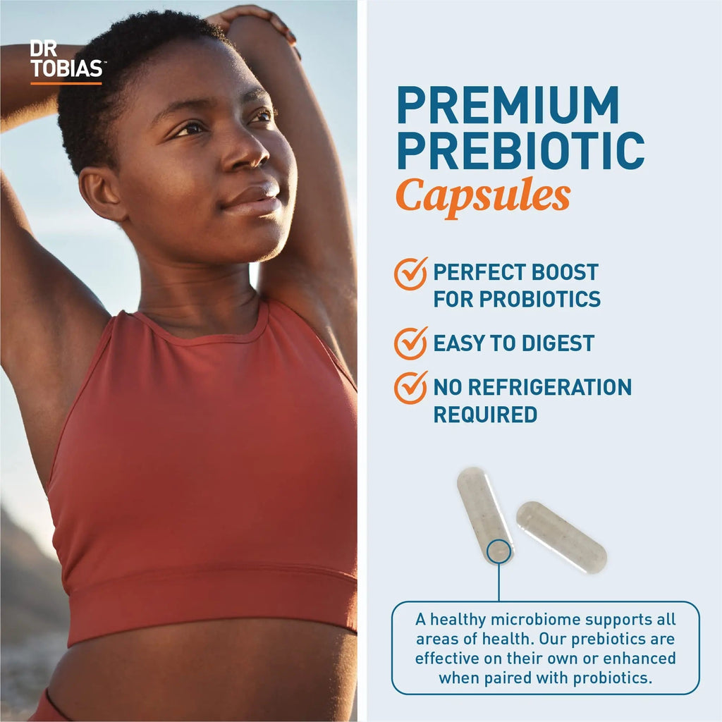 Dr. Tobias Prebiotics, Supports Digestion & Gut Health, Feed Good Probiotic Bacteria - TrustMedUSA