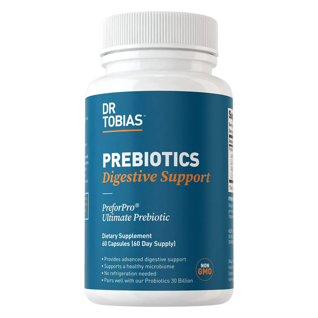 Dr. Tobias Prebiotics, Supports Digestion & Gut Health, Feed Good Probiotic Bacteria - TrustMedUSA