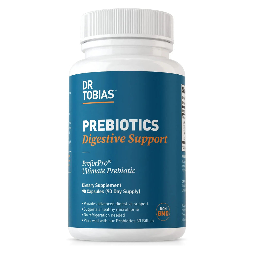 Dr. Tobias Prebiotics, Supports Digestion & Gut Health, Feed Good Probiotic Bacteria - TrustMedUSA