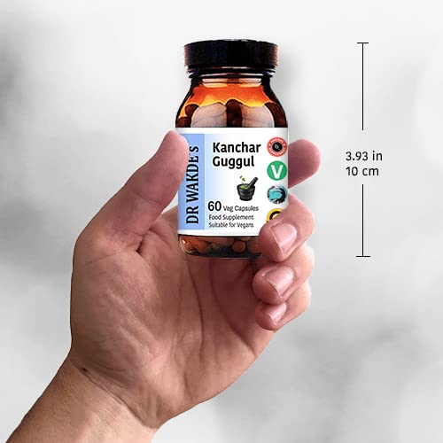 DR WAKDE's Kanchnar Guggul (60 Veg Caps, Ayurvedic Supplement, Vegan, Herbal, Natural, Made in the UK) - TrustMedUSA