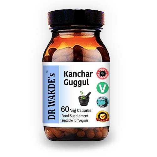 DR WAKDE's Kanchnar Guggul (60 Veg Caps, Ayurvedic Supplement, Vegan, Herbal, Natural, Made in the UK) - TrustMedUSA