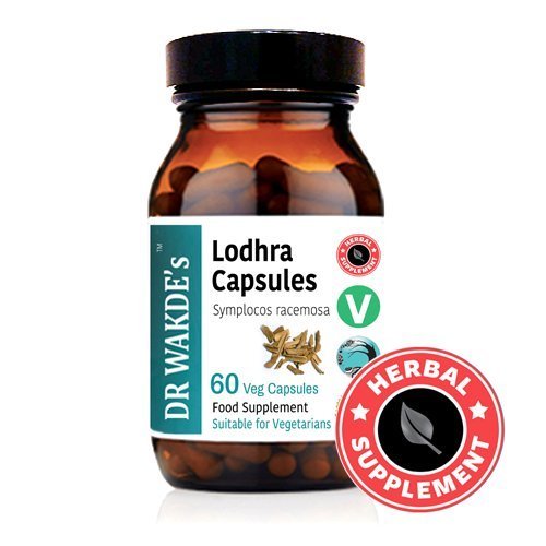 DR WAKDE's Organic Lodhra Capsules (Symplocos racemosa) I 100% Natural Herbal Supplement I 60 Veggie Capsules - TrustMedUSA