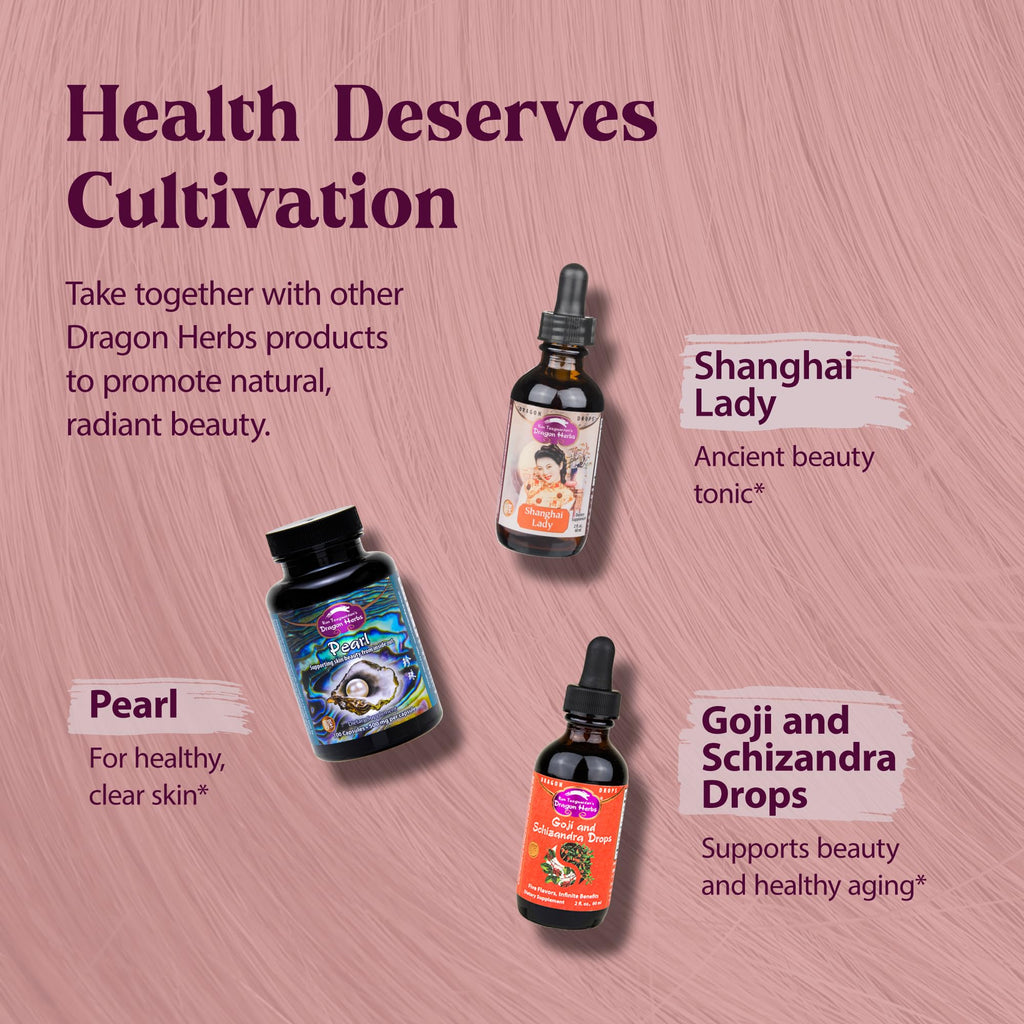 Dragon Herbs Hair and Nails | All Natural Supplement to Support Hair, Nails, Healthy Aging, and Circulation | All Natural Ingredients, Non-GMO (100 Capsules, 500 mg Per Capsule) - TrustMedUSA