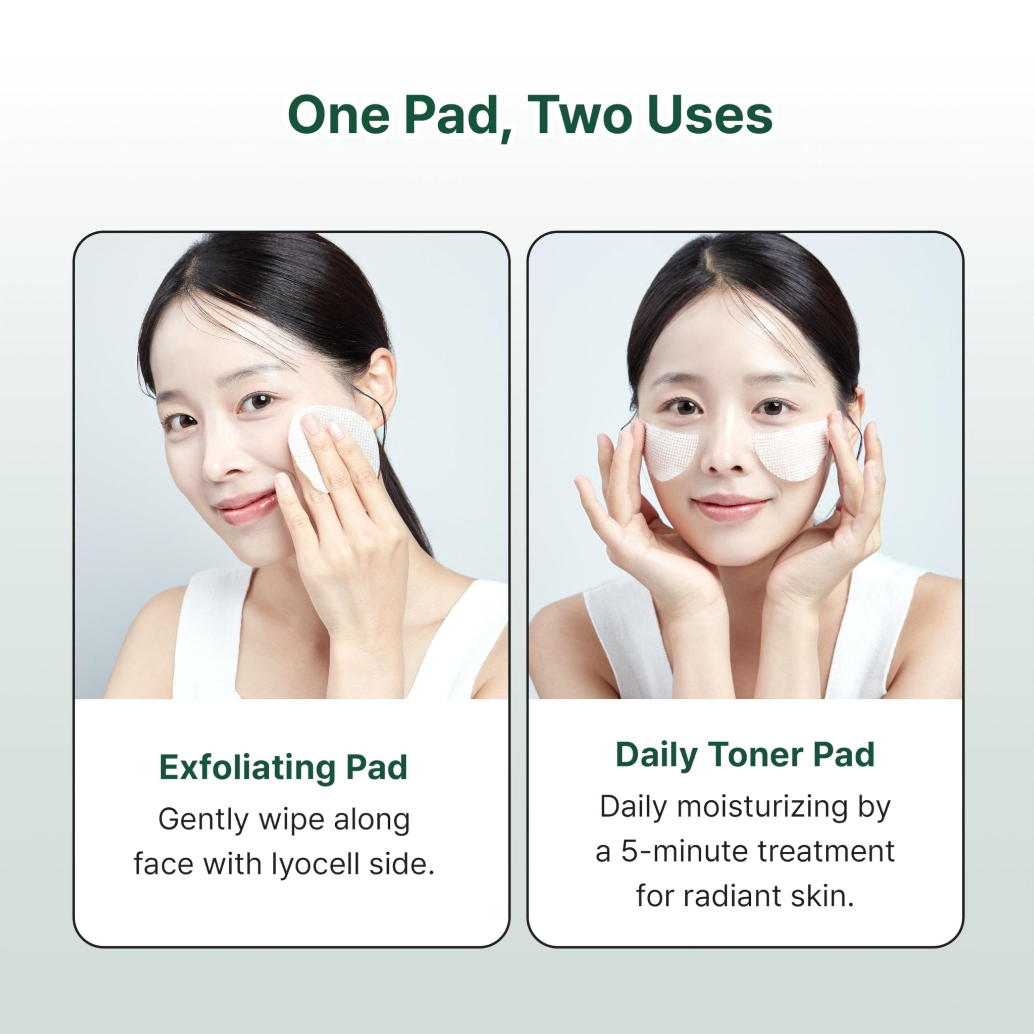 Dr.Bio Green Rice Biome Toner Pad (5.54oz/60 Pads) with Probiotic, Exfoliating, Remove Blackheads & Whiteheads, Radiant Skin, Dual-Sided Pad for Sensitive Skin, Fragrance-Free, Vegan Korean Skincare - Maple Wellness Supplements
