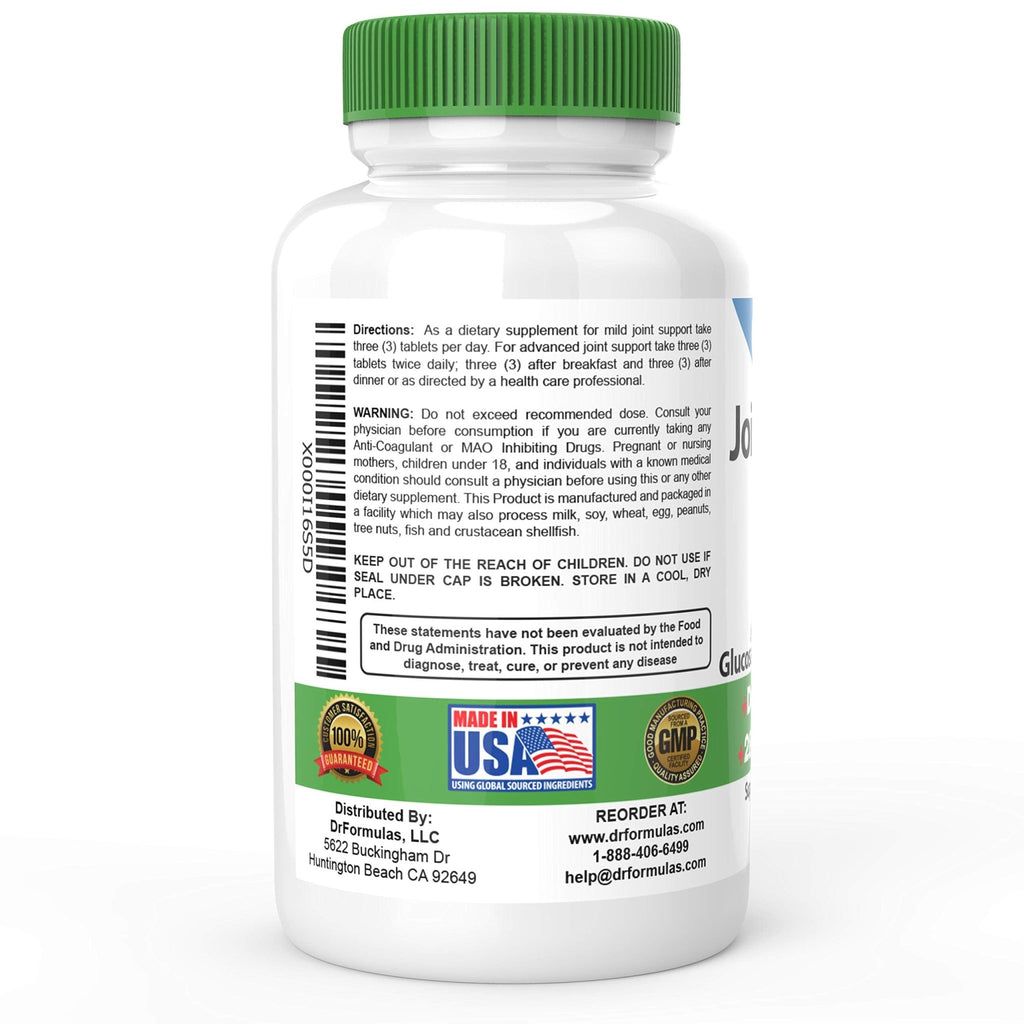 DrFormulas Joint Support Supplements for Men & Women | Glucosamine Chondroitin Msm, (Mendamine) 60 Day Supply - TrustMedUSA