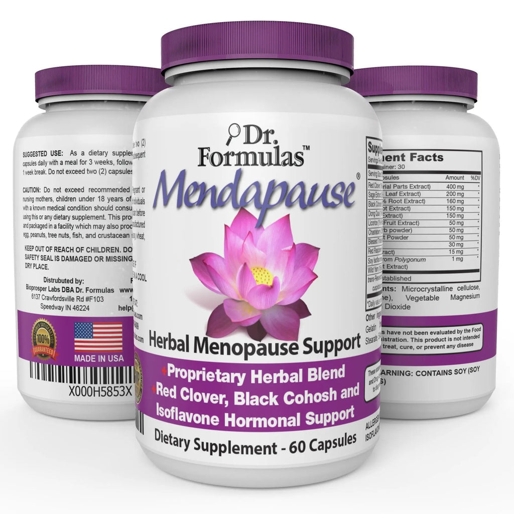 DrFormulas Menopause Supplement for Hot Flashes, Night Sweats 60 Count - TrustMedUSA