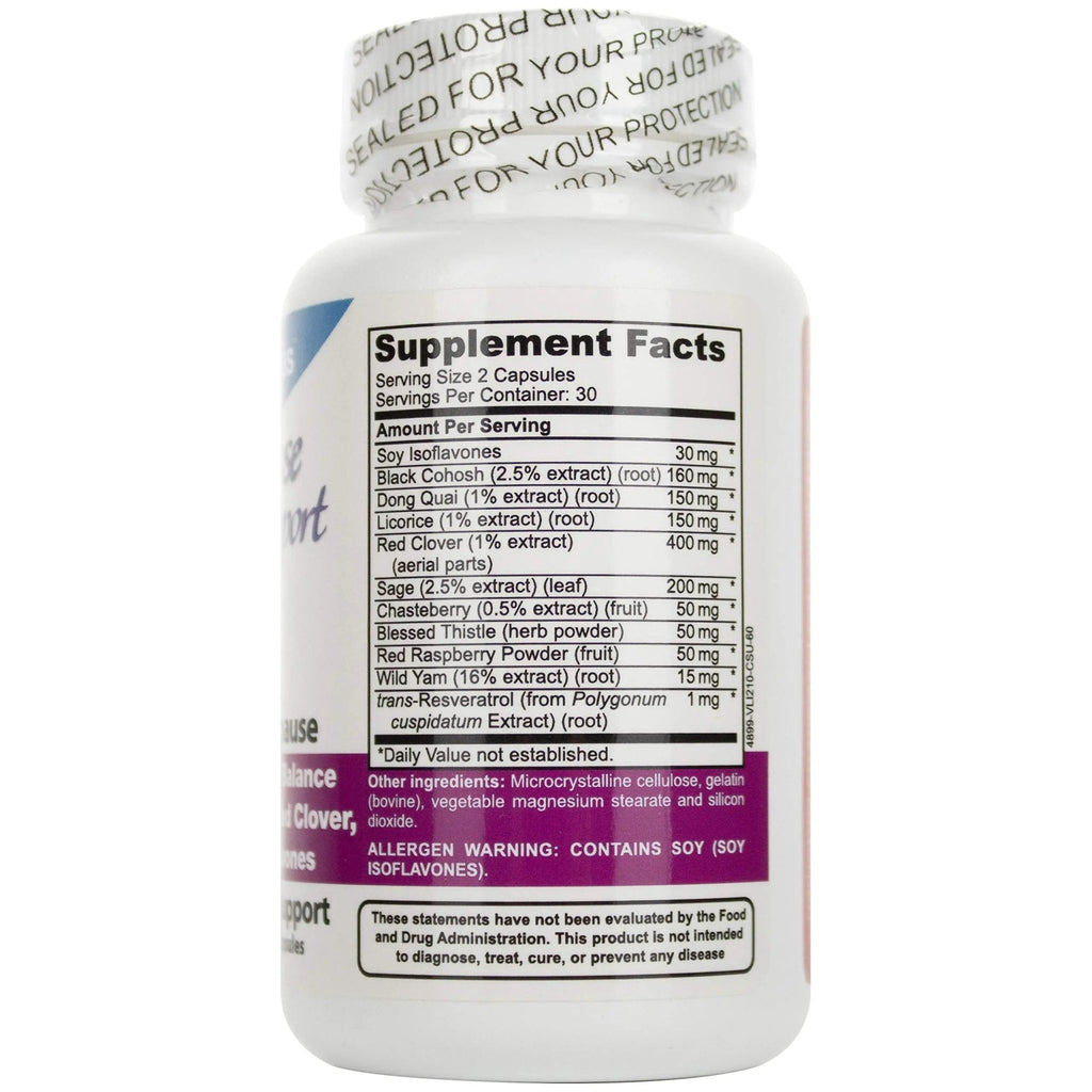DrFormulas Menopause Supplement for Hot Flashes, Night Sweats 60 Count - TrustMedUSA