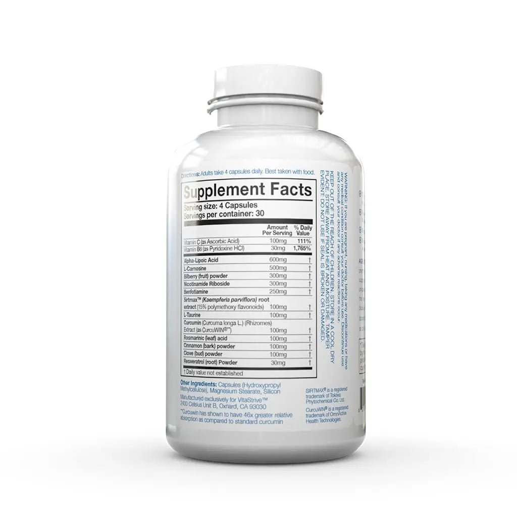 DRINK HRW Ageless Defense Ultimate Formulation, Inhibits Advanced Glycation End Products, Promotes Youthfulness 120 Tablets - TrustMedUSA