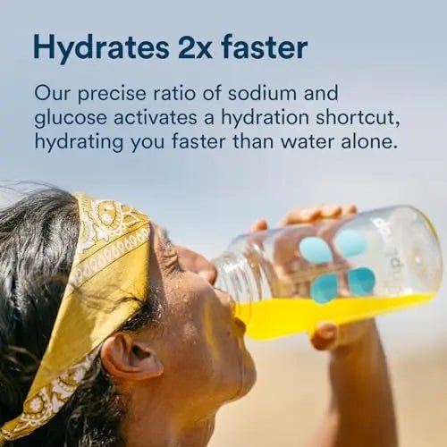 DripDrop Hydration - Electrolyte Powder Packets - Watermelon, Berry, Orange, Lemon - TrustMedUSA
