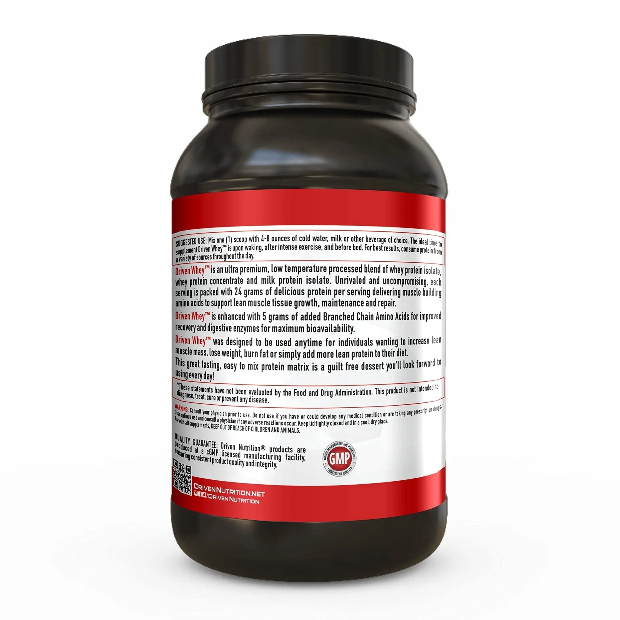 Driven WHEY- Grass Fed Whey Protein Powder: Delicious, Clean Protein Shake - TrustMedUSA